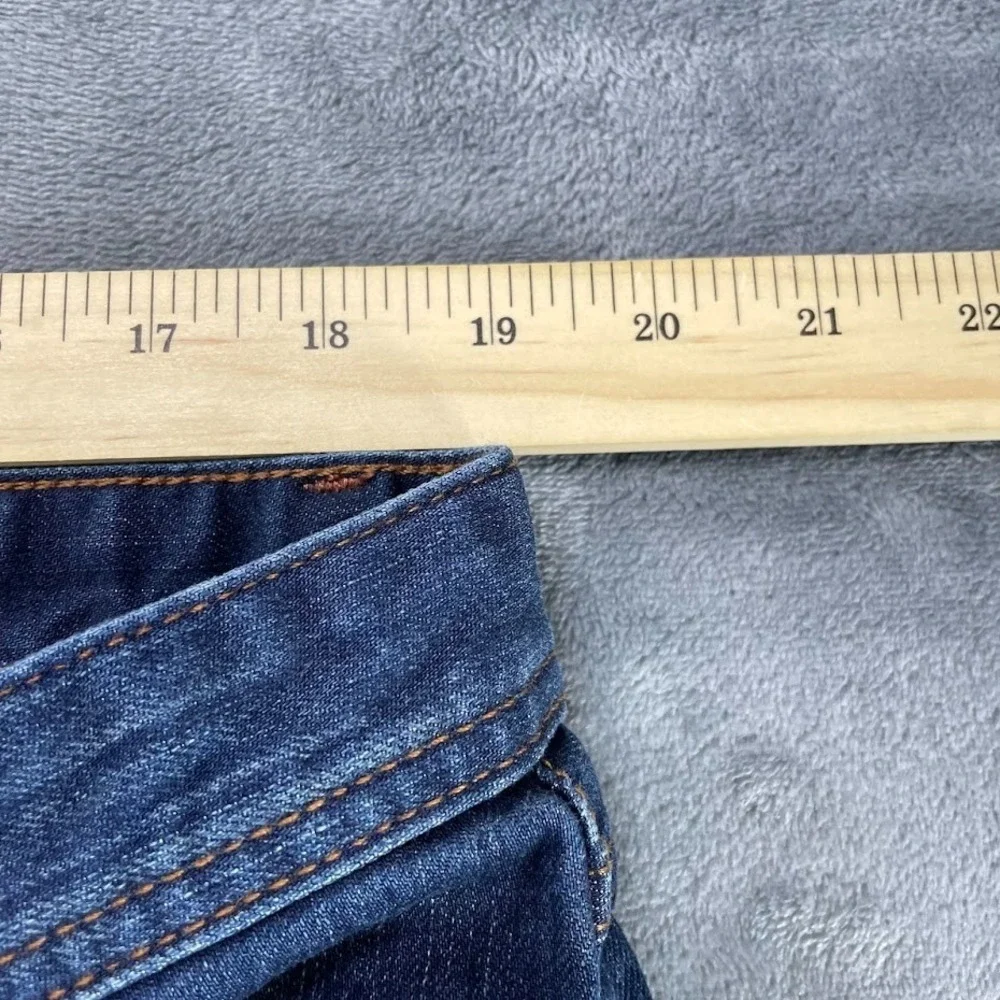 Robert Graham Classic Yates Jeans Mens 38x35 Blue Dark Wash Straight Denim Pants